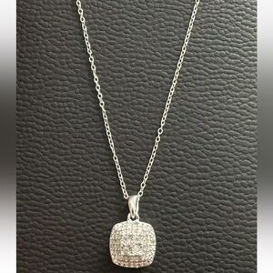 EFFY Jewelry sterling Silver 925 diamond pendant necklace